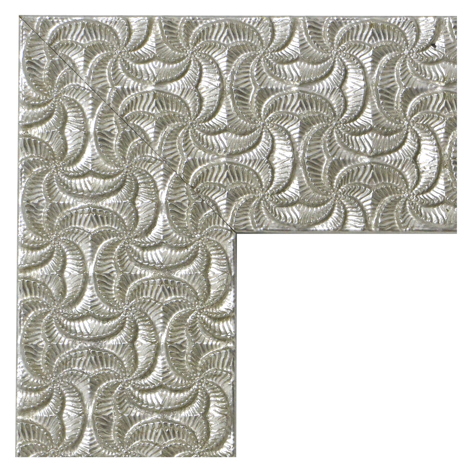 Moldura en Madera Acabado Plata. Modelo 5133 PLATA – Originalidad Texturizada y Estilo Vanguardista