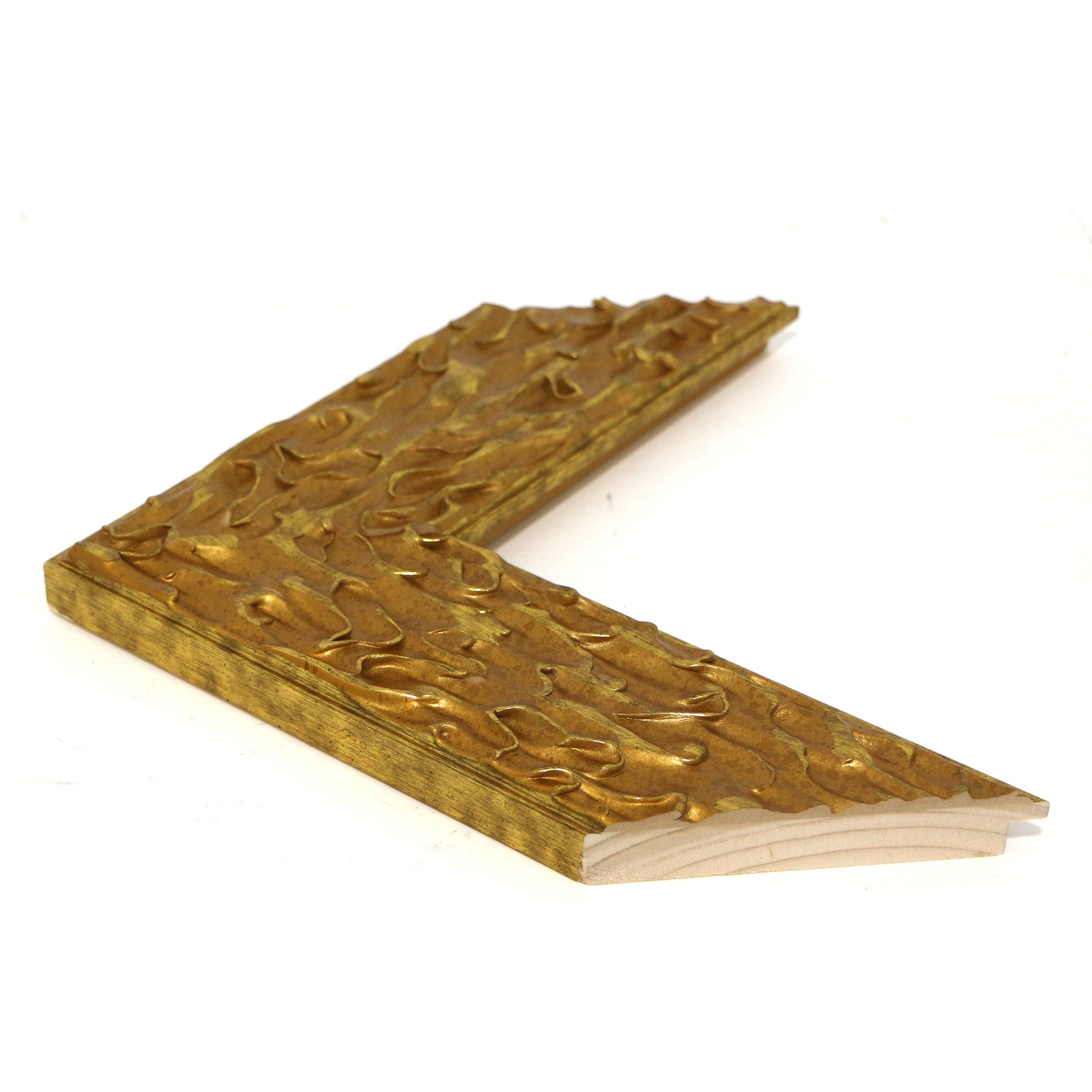 Moldura de Madera con Relieve Artístico Oro 001038 Oro -