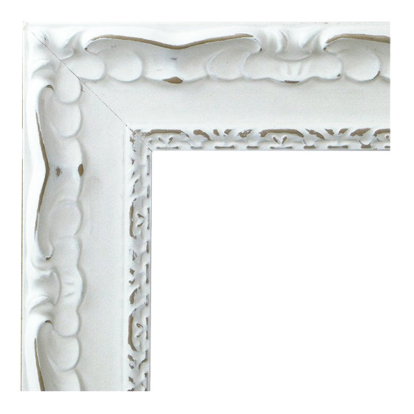 Marco Blanco con Relieve 00201 Blanco–