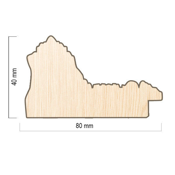 Moldura Negra Texturizada – Ref. 4833 NEGRO