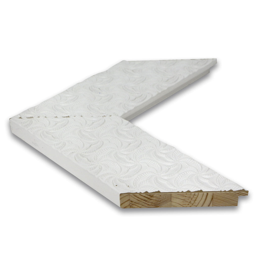 Moldura en Madera Acabado Blanco. Modelo 5133 BLANCO – Luminosidad Texturizada y Estética Contemporánea