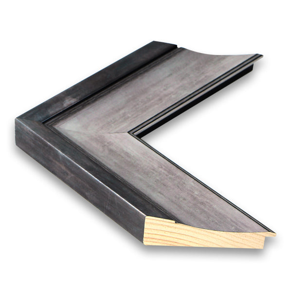 Marco plata con Detalle  00155 Plata– Elegancia