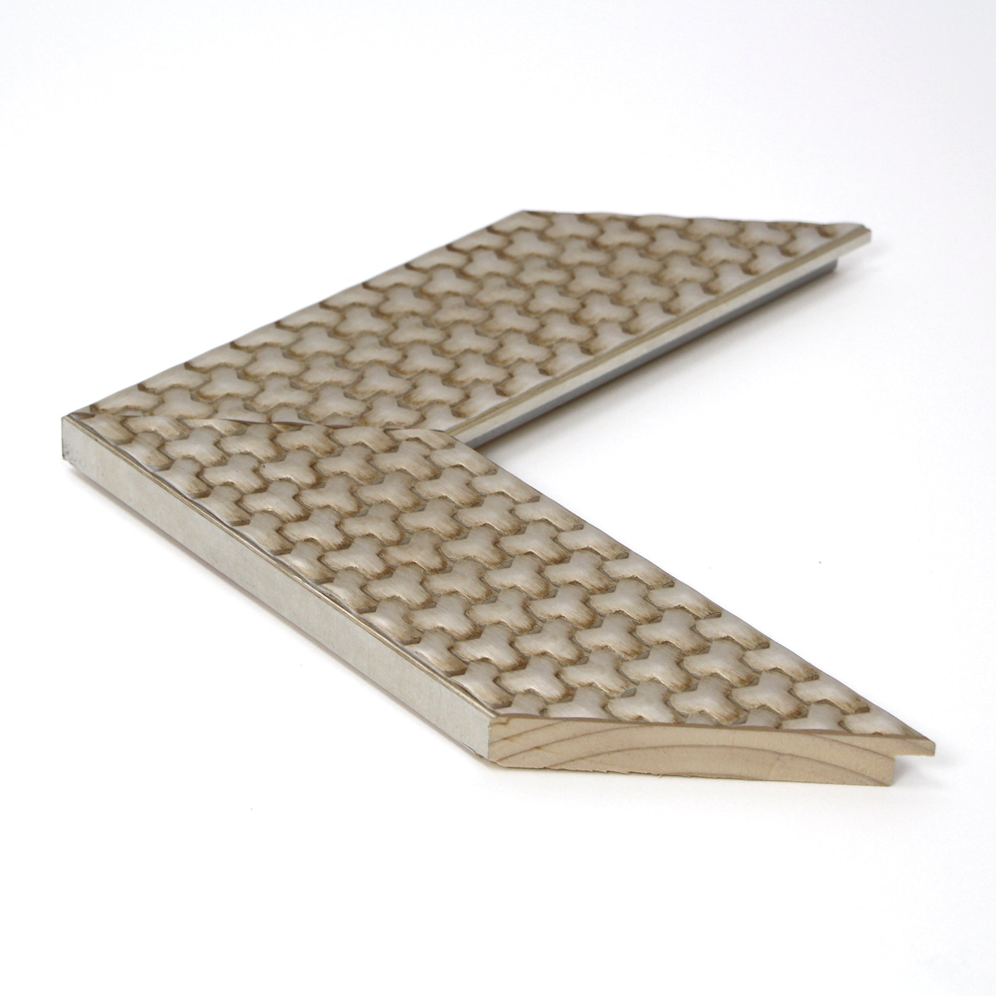 Marco Texturizado Metálico  00108 Gris – Elegancia