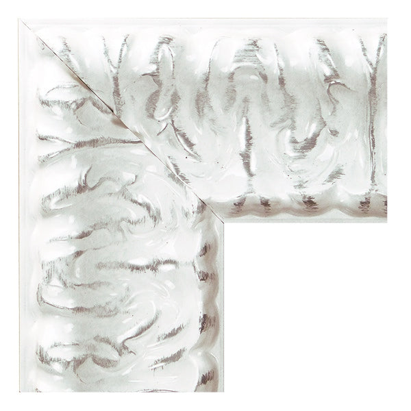 Moldura en Madera Blanca con Relieve – Ref. 5080 BLANCO