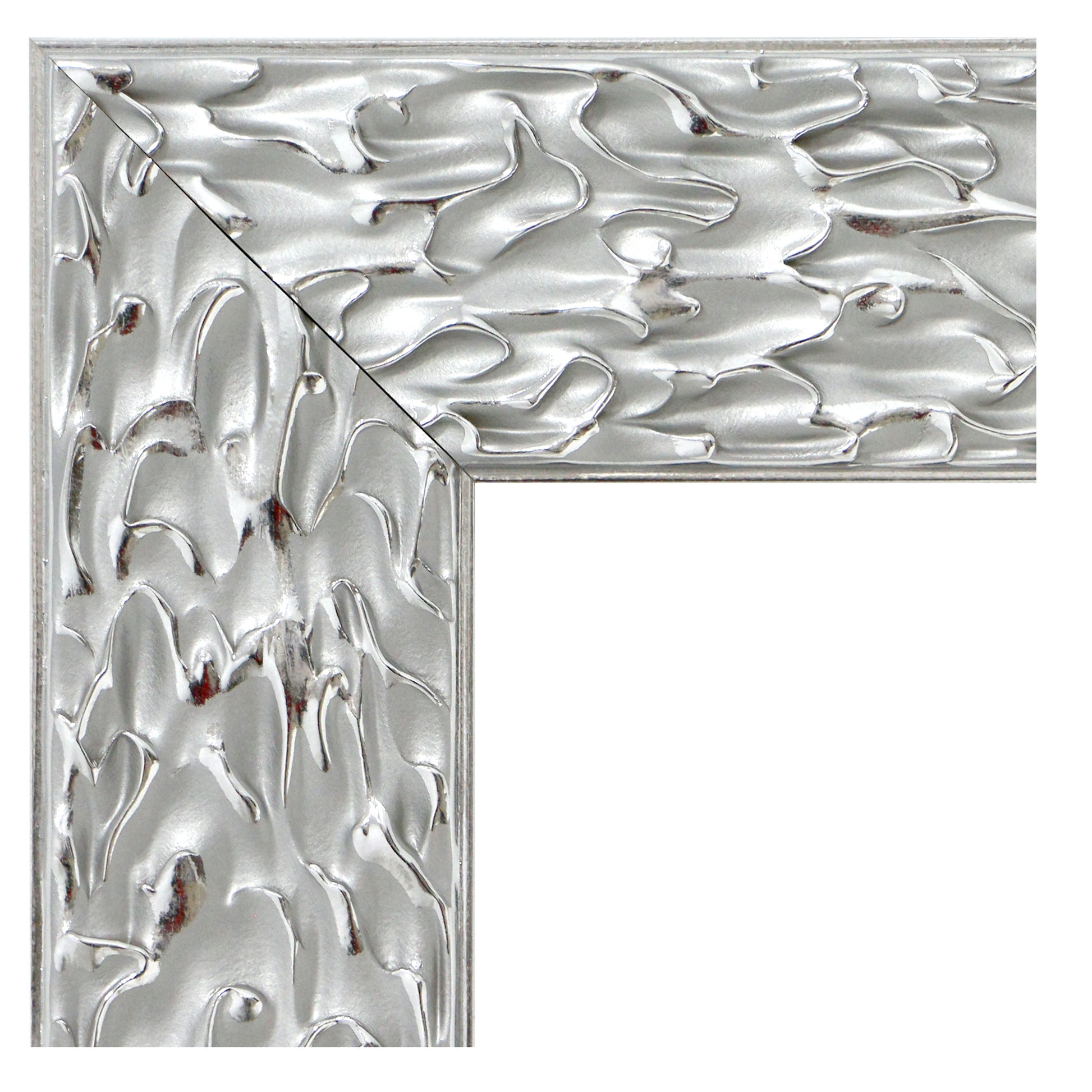 Moldura de Madera con Relieve Artístico GRIS 001038-