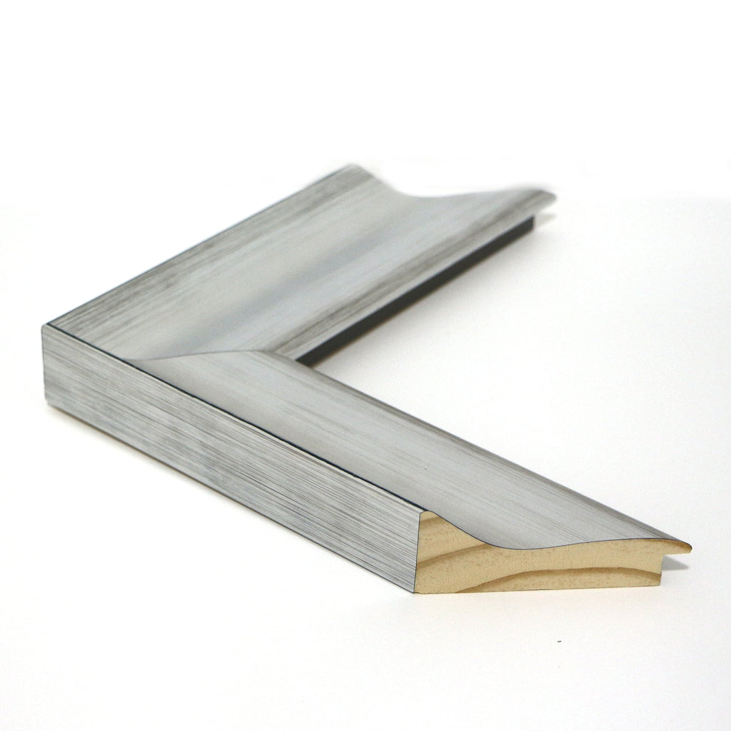 Moldura de Madera en Color Plata 001036-