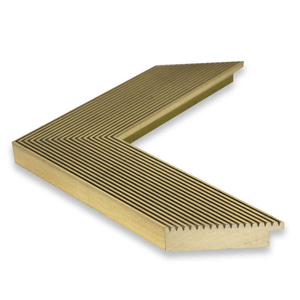 Moldura en Madera Acabado Oro. Modelo 5154 ORO – Modernidad Geométrica y Toque Sofisticado