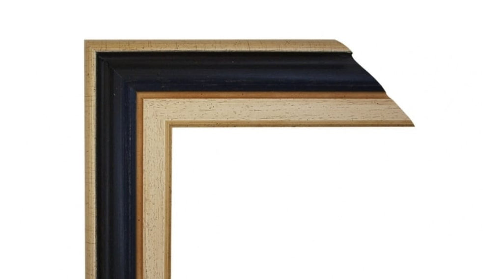 Marco Plata con Entrecalle Negra 00792M0/3244– Contraste Elegante y Estilo Contemporáneo