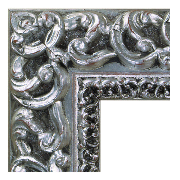 Moldura Clásica Plateada con Relieve – Ref. 5000 PLATA