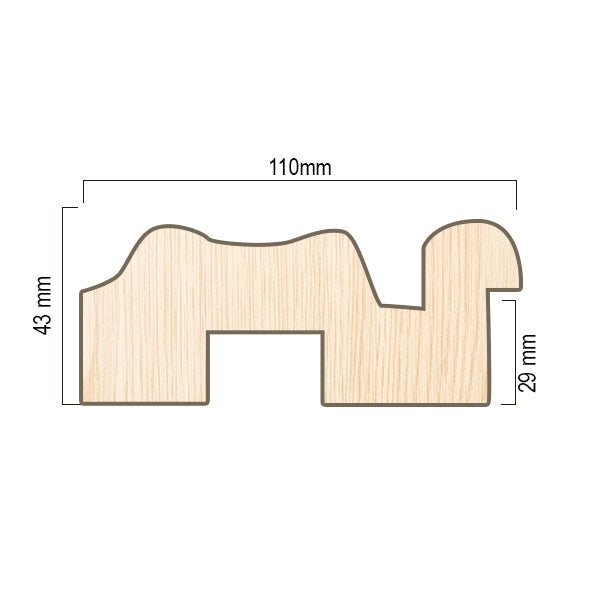 Moldura en Madera Acabado Oro. Modelo 5112 ORO – Ornamentación Clásica y Distinción Majestuosa
