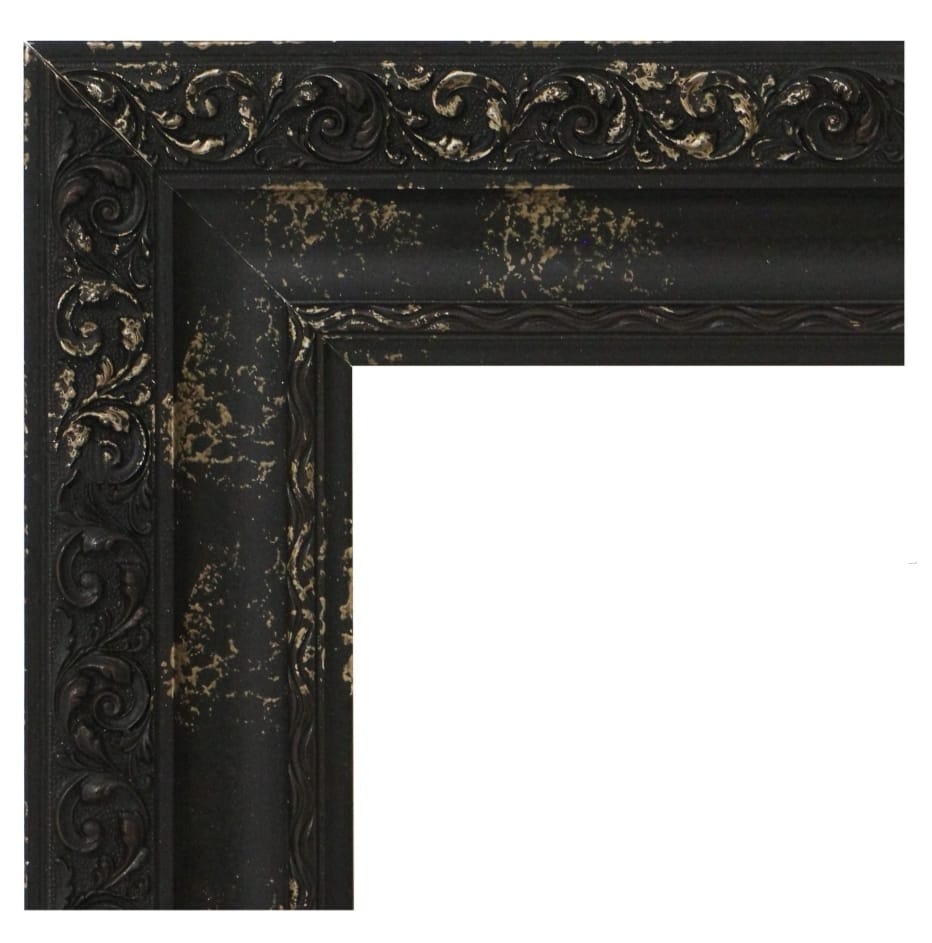 Moldura en Madera Acabado Negro. Modelo 5155 NEGRO – Distinción Clásica y Carácter Elegante