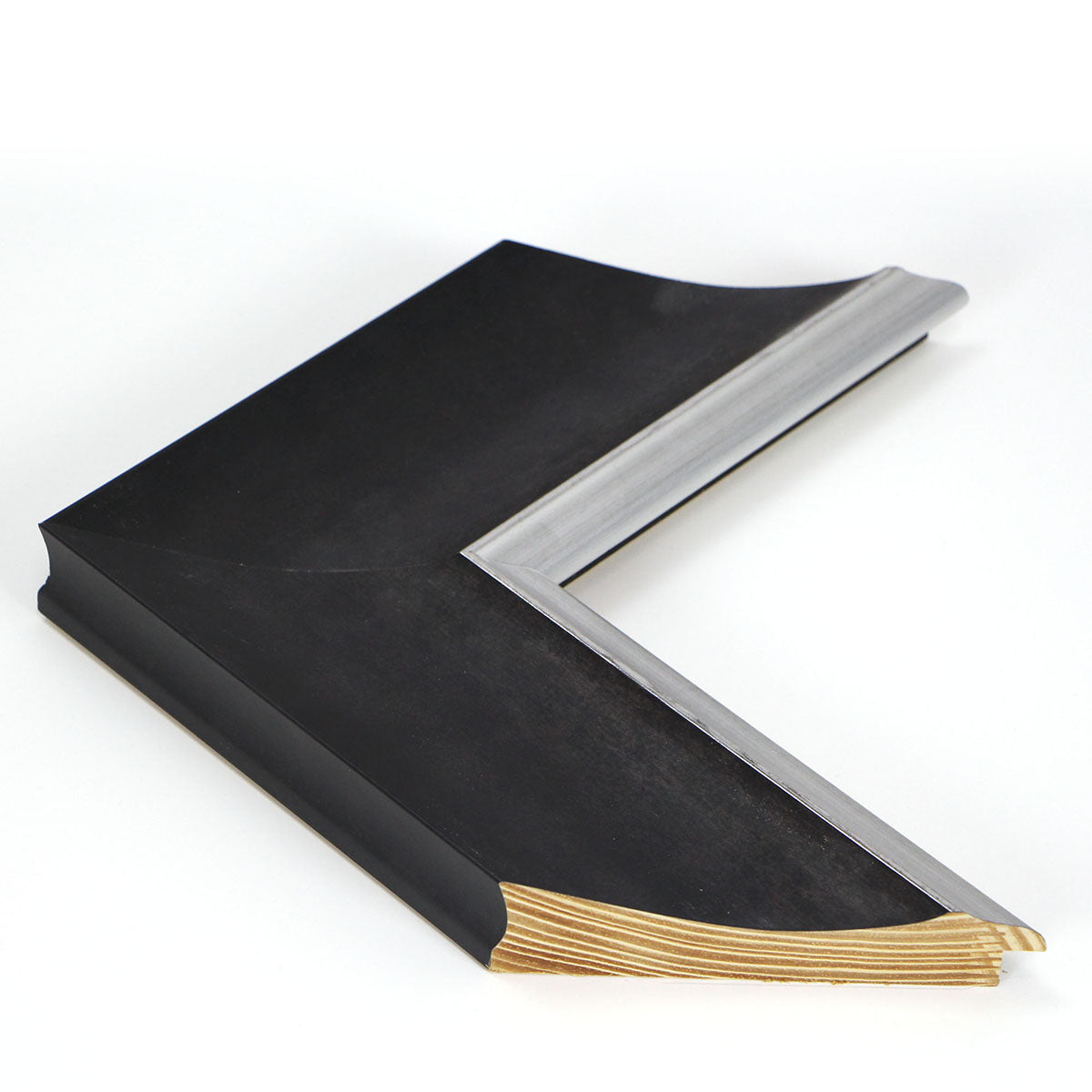 Marco Liso de Madera 00134 Negro–