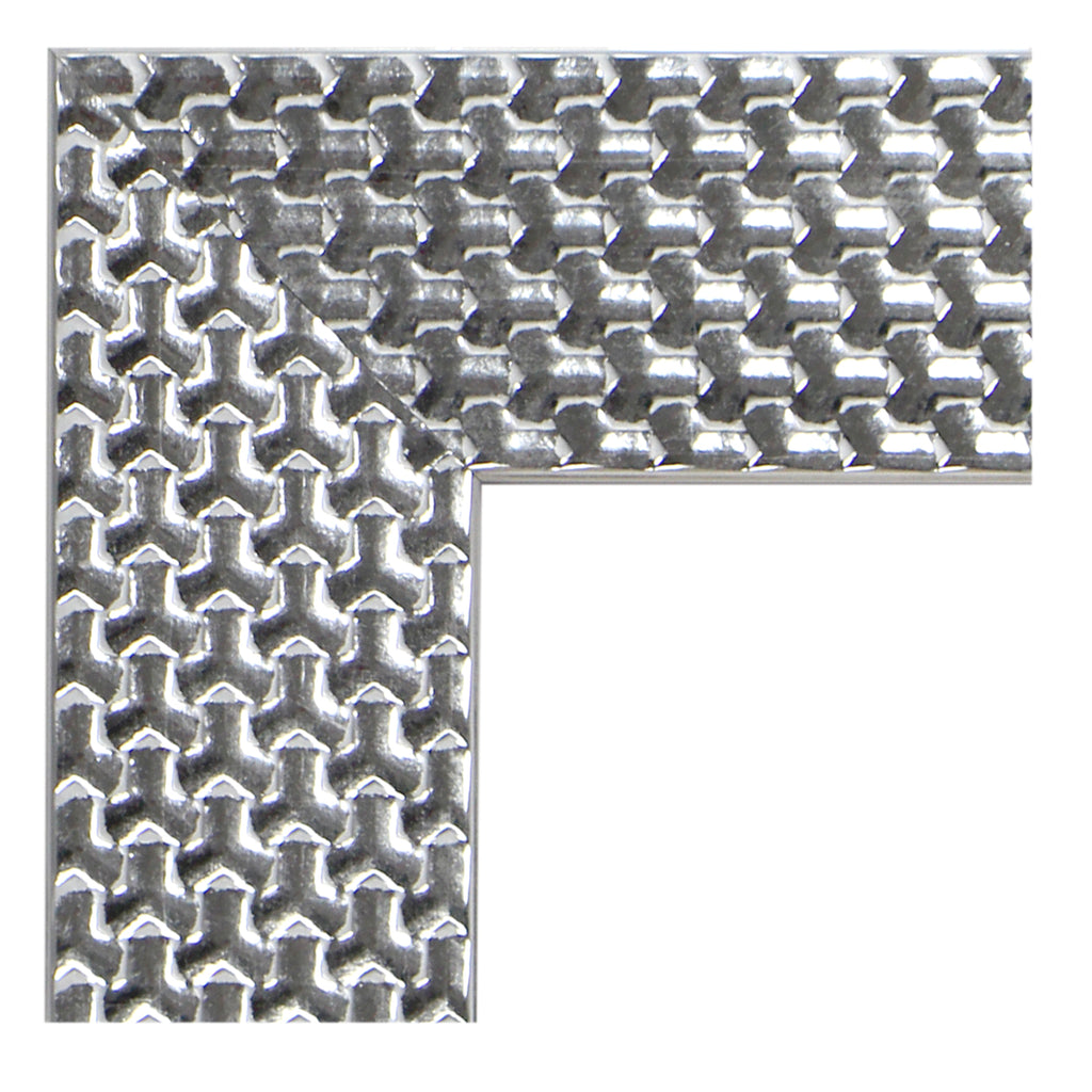 Marco Texturizado Metálico  Plata 00108 – Diseño