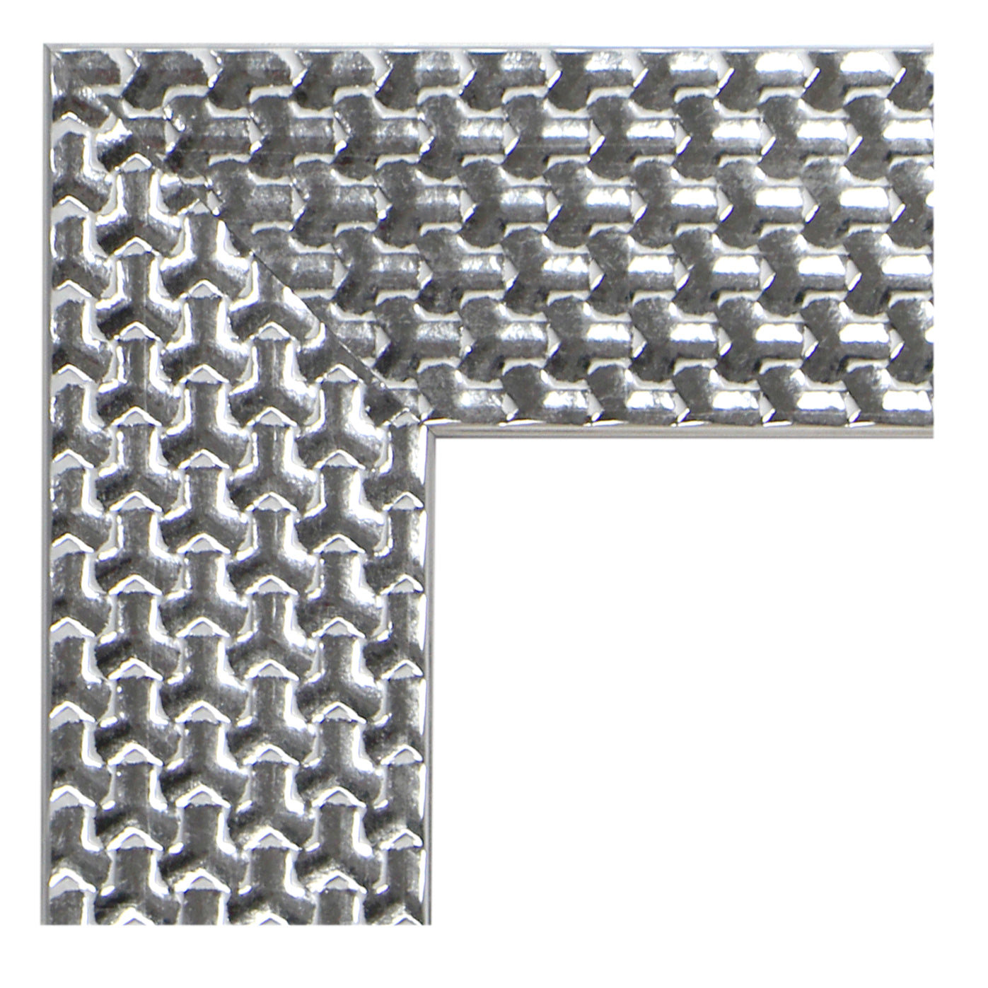 Marco Texturizado Metálico  Plata 00108 – Diseño