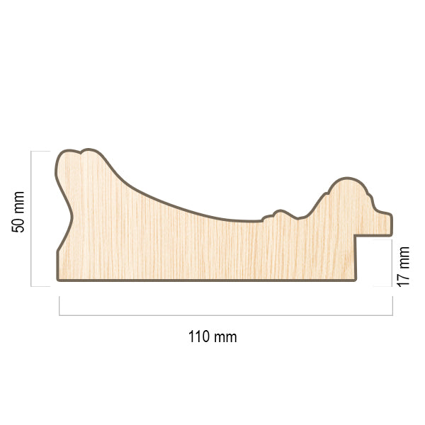 Moldura en Madera Acabado Oro. Modelo 5097 ORO – Elegancia Escultural y Carácter Exclusivo