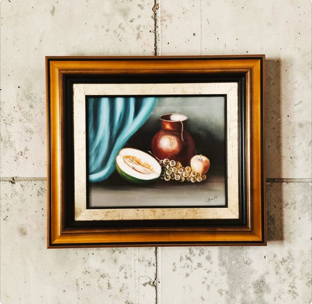 Cuadro Enmarcado -Precioso Bodegon – Frescura y Elegancia Clásica
