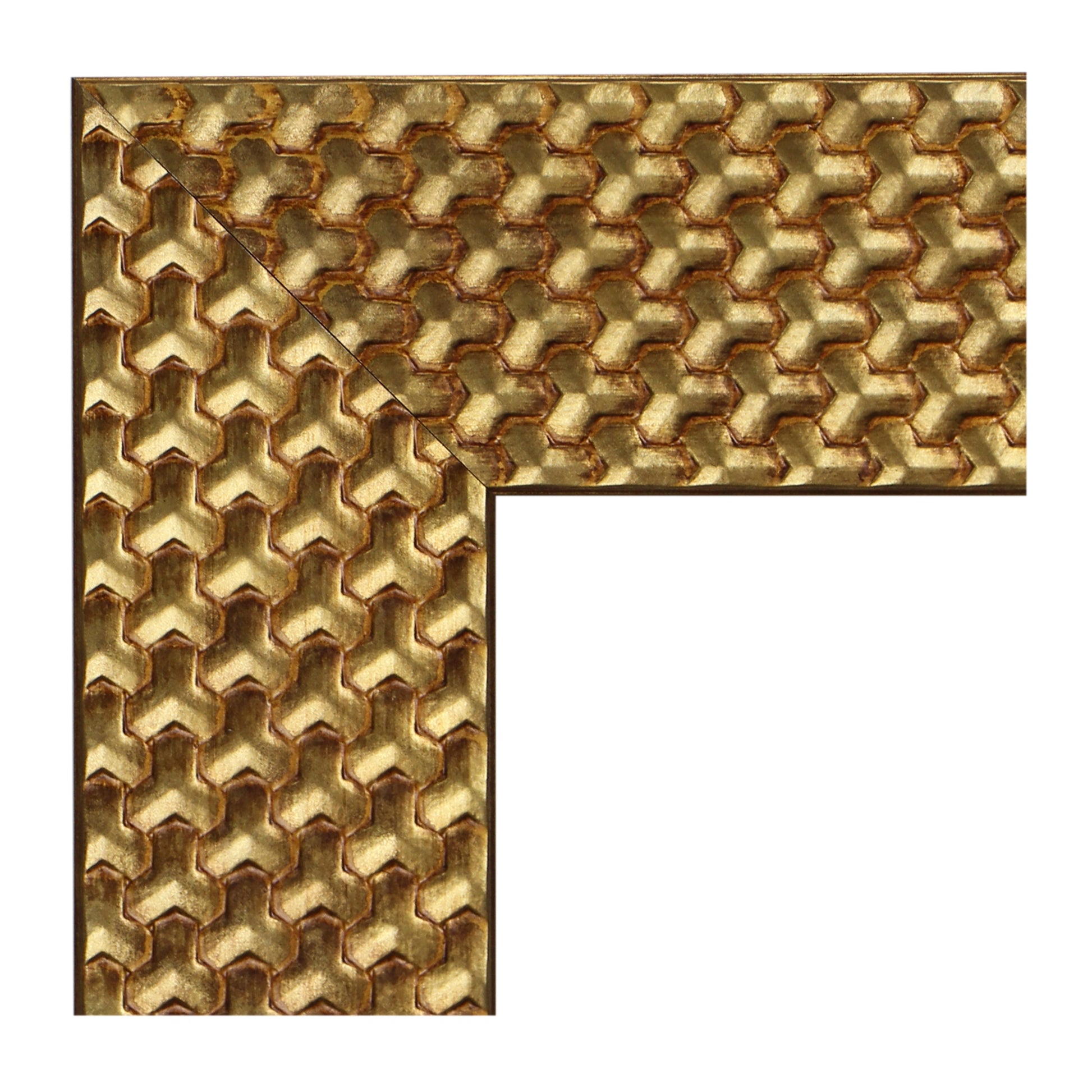 Marco Texturizado Metálico  Oro 00108– Diseño