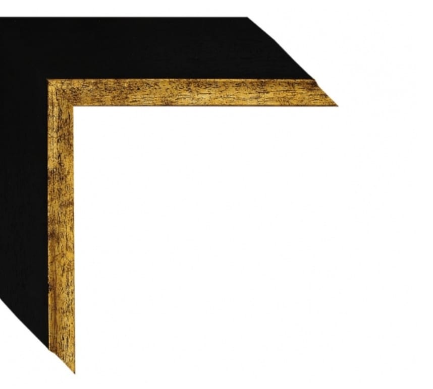 Marco Negro con Detalles filo oro  00650A0/2543 –