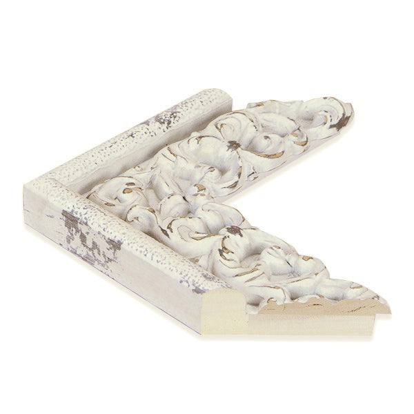 Moldura Clásica Blanca con Relieve – Ref. 5001 BLANCO