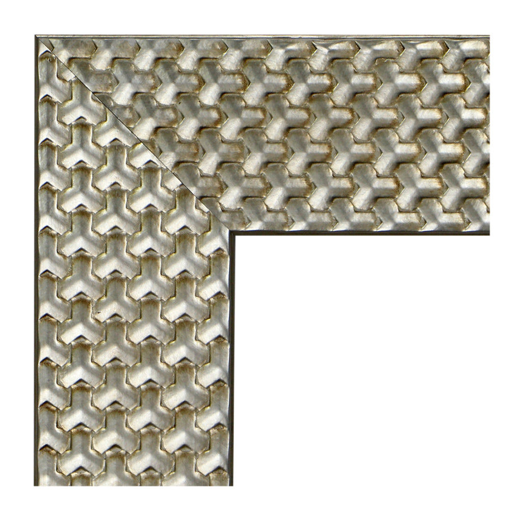 Marco Texturizado Metálico  00108 Gris – Elegancia