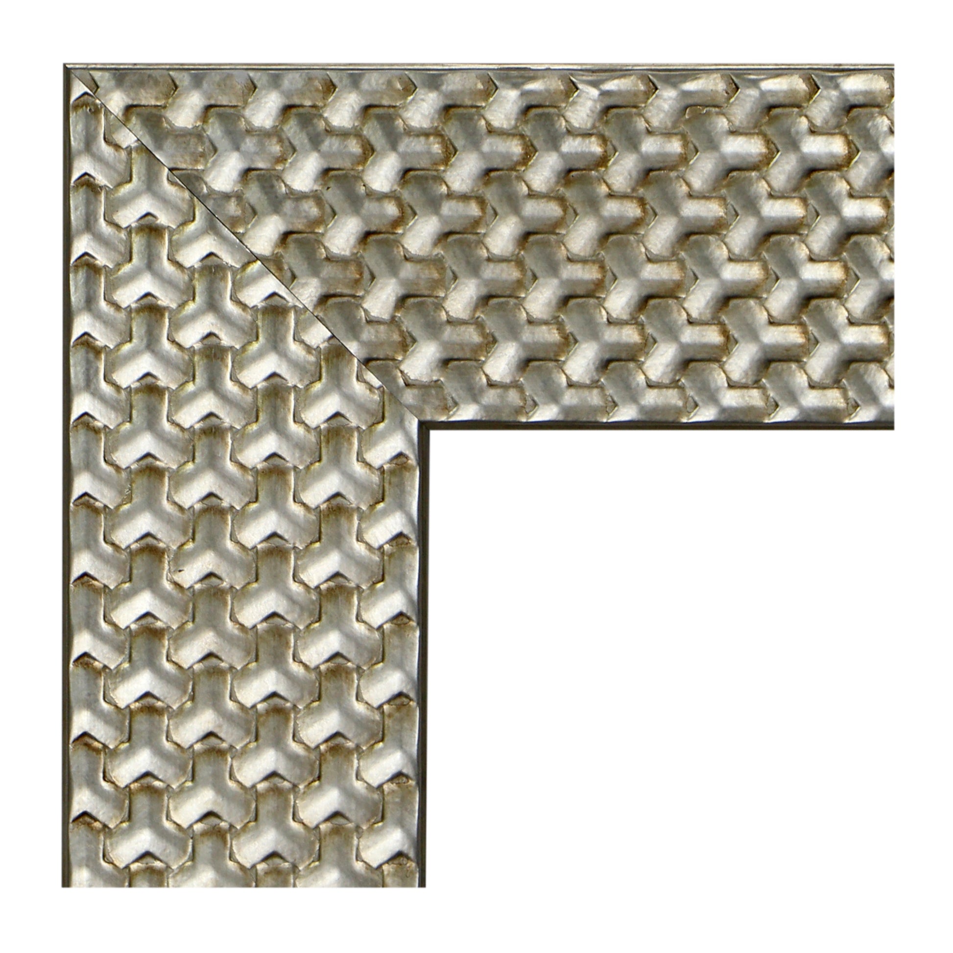 Marco Texturizado Metálico  00108 Gris – Elegancia