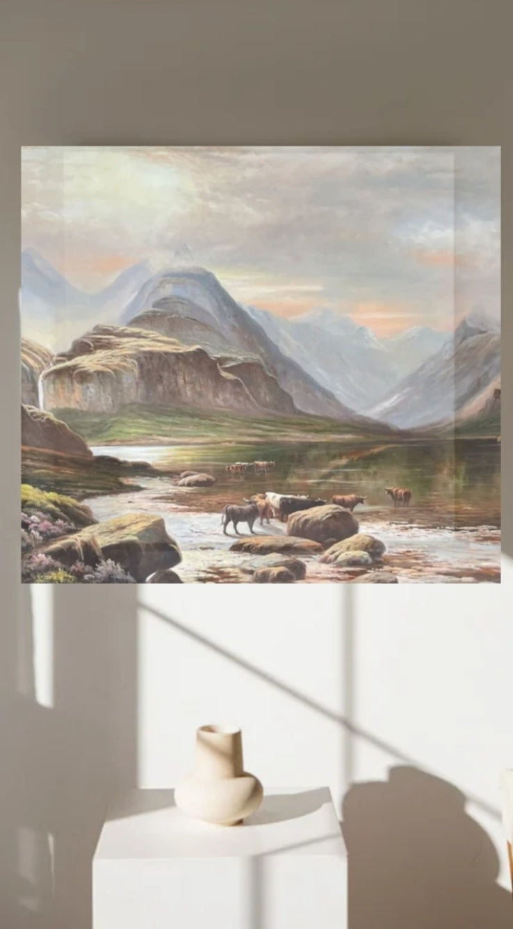 Pintura de Campo  – Tranquilidad Rural en un Paisaje Pintoresco