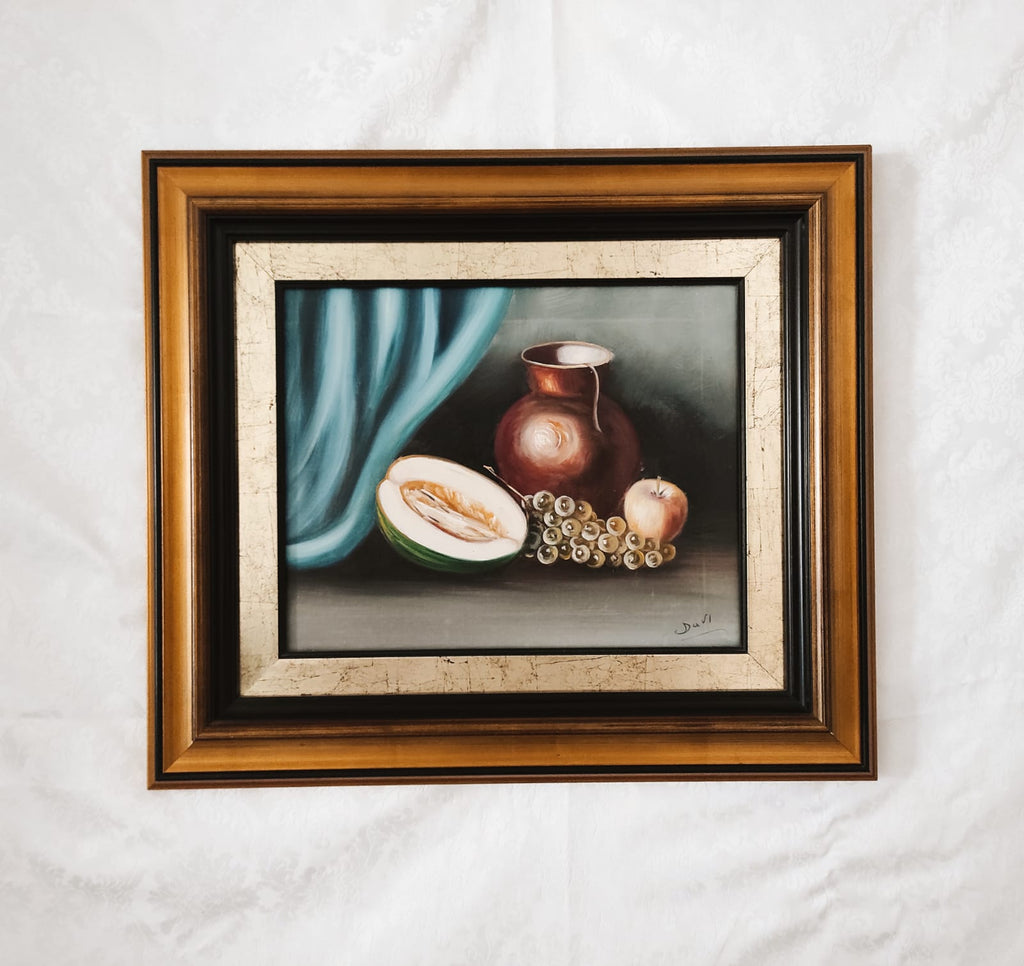 Cuadro Enmarcado -Precioso Bodegon – Frescura y Elegancia Clásica