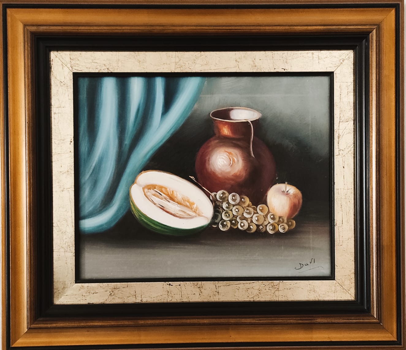 Cuadro Enmarcado -Precioso Bodegon – Frescura y Elegancia Clásica