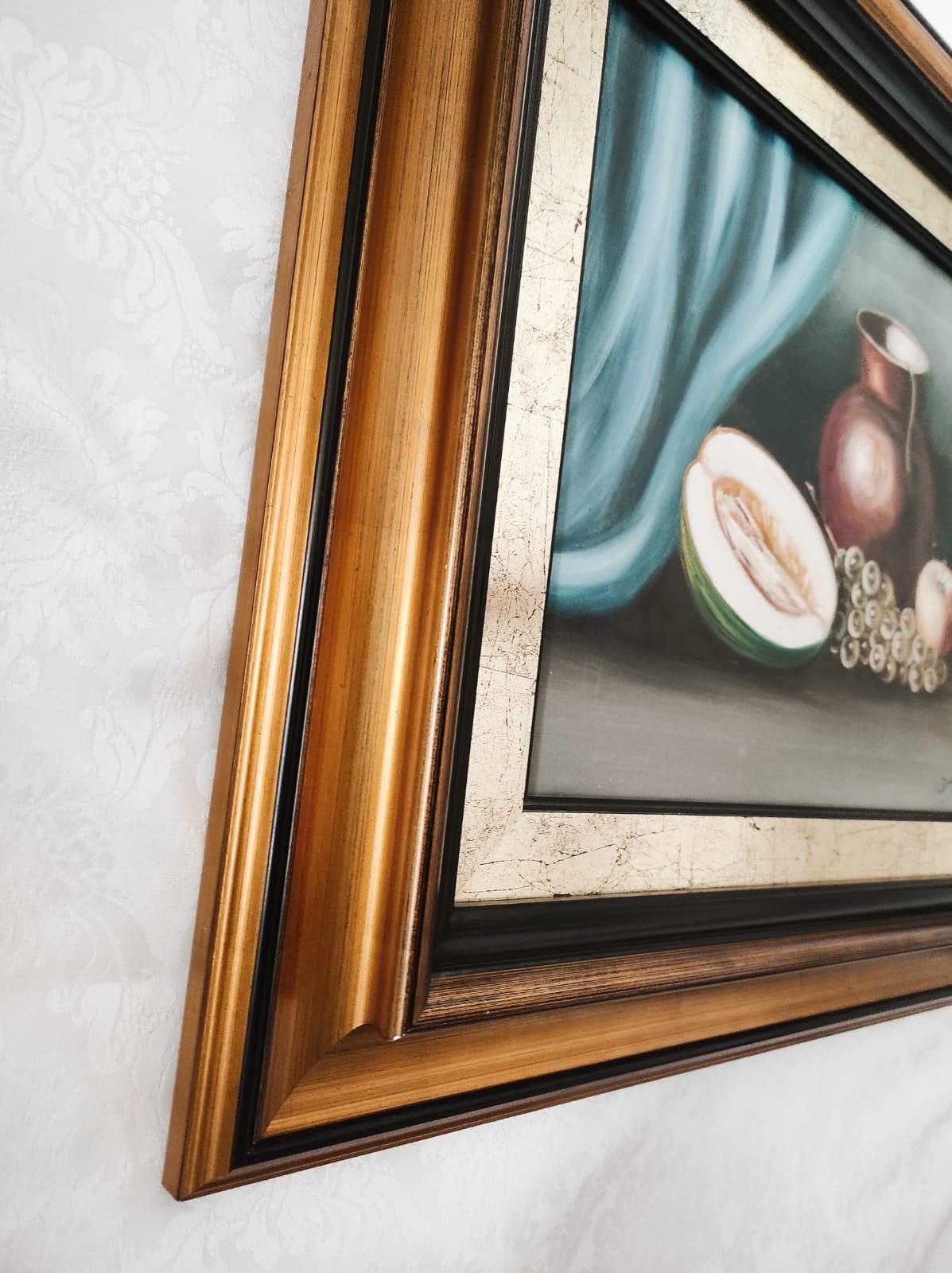 Cuadro Enmarcado -Precioso Bodegon – Frescura y Elegancia Clásica