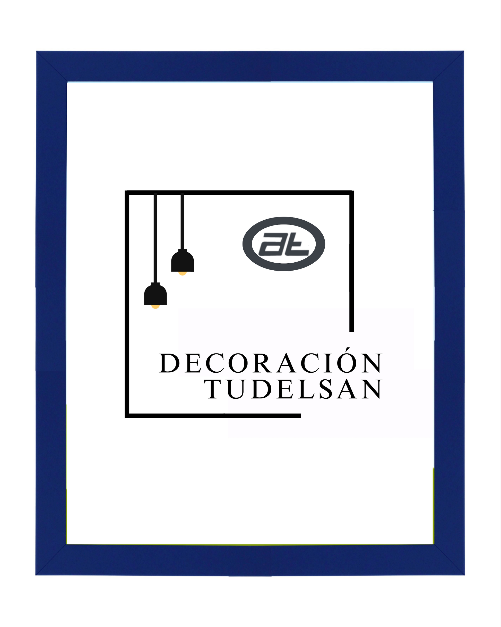 Marco Liso Azul  00533  -