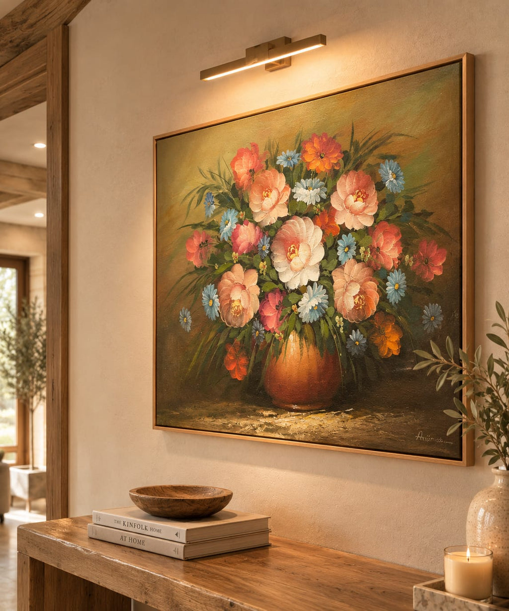 Óleo sobre lienzo Frescura Floral