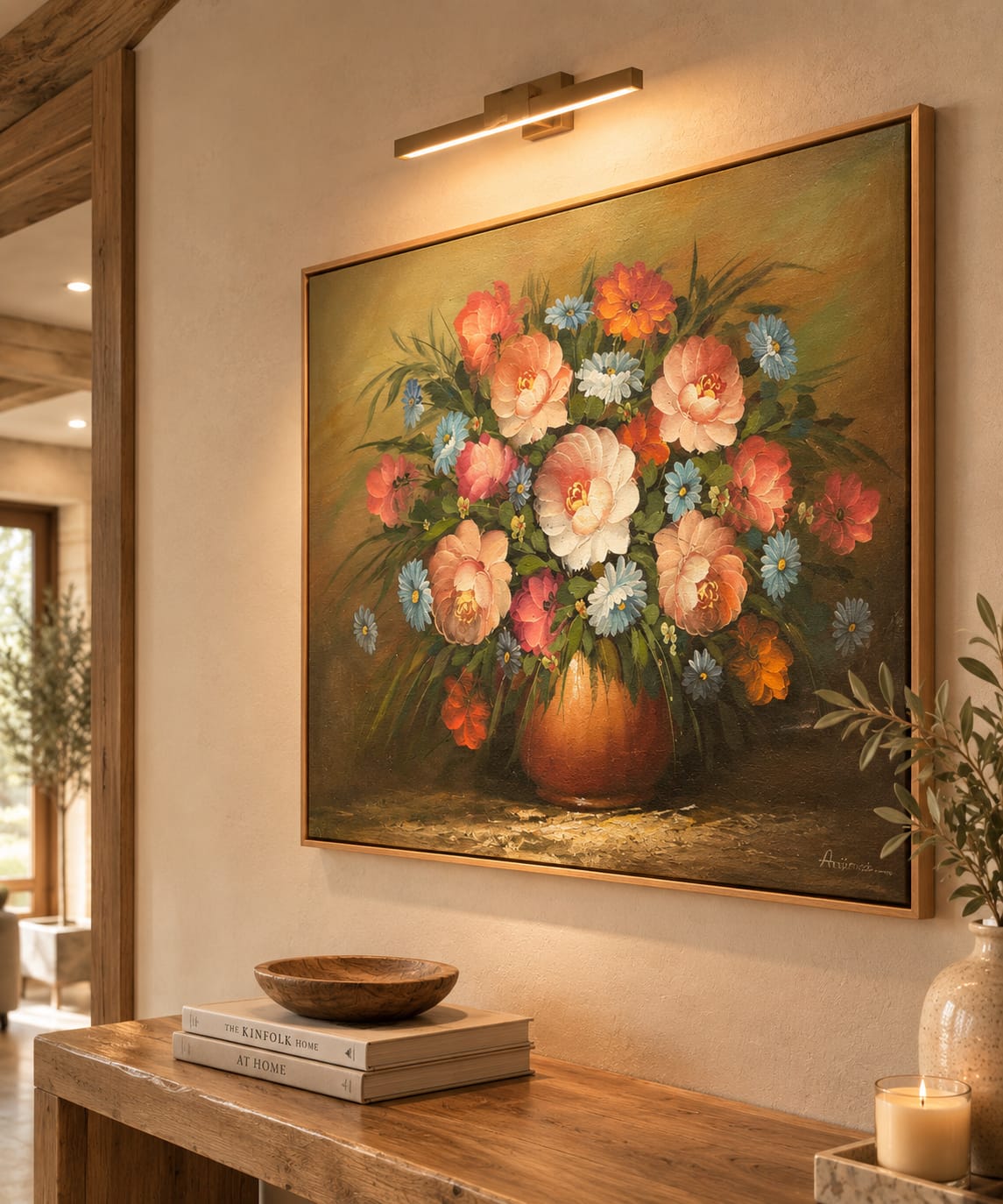 Óleo sobre lienzo Frescura Floral