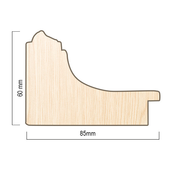 Moldura en Plata con Relieve de Cadenas – Ref. 5010 PLATA             ( NO STOCK )