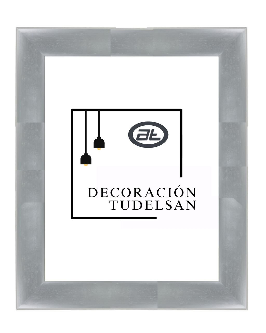 Marco Plata 00796G1/3321– Contraste Sofisticado con Estilo Clásico-Moderno