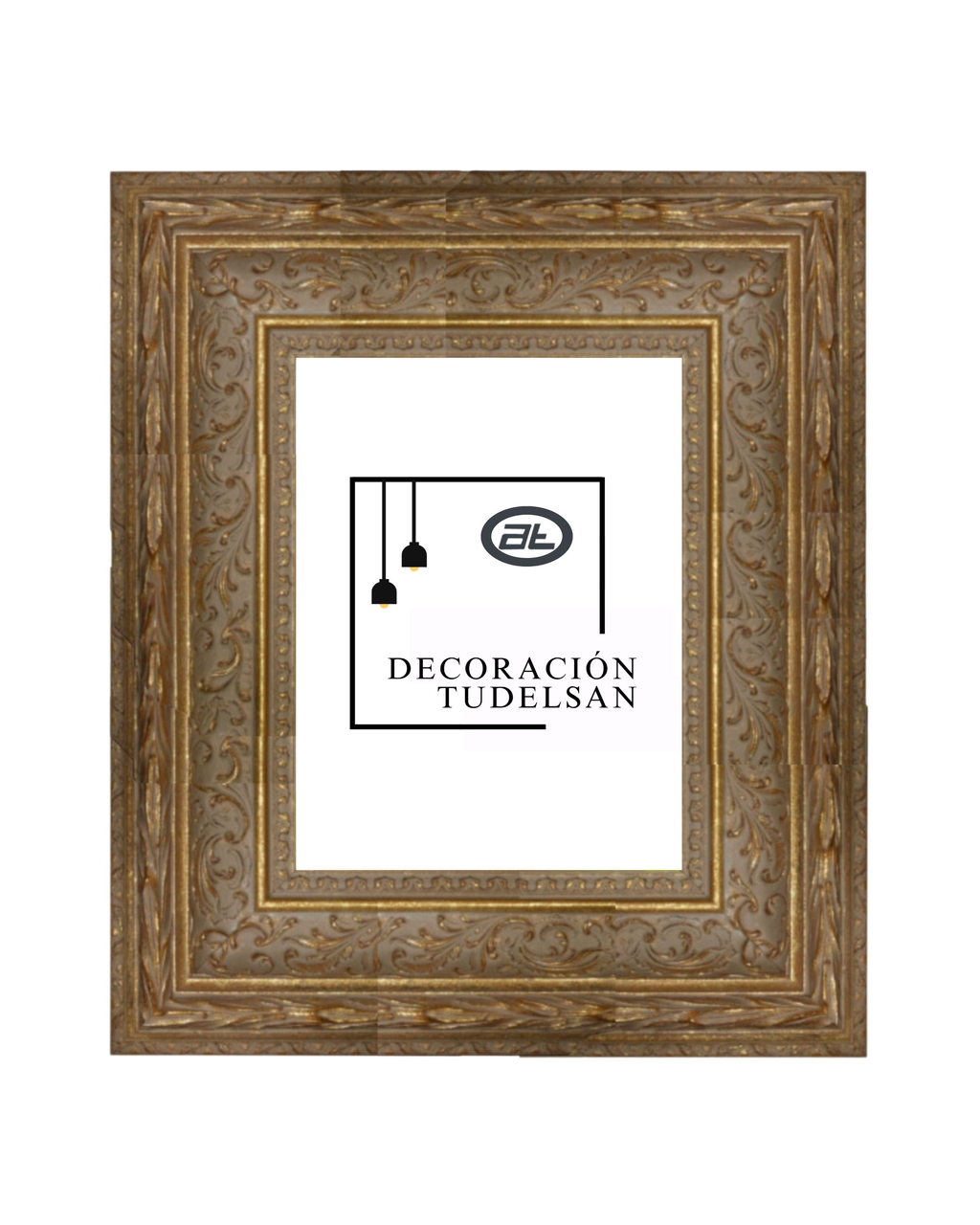 Marco Dorado con Diseño de Hojas 00215G1/0648 –
