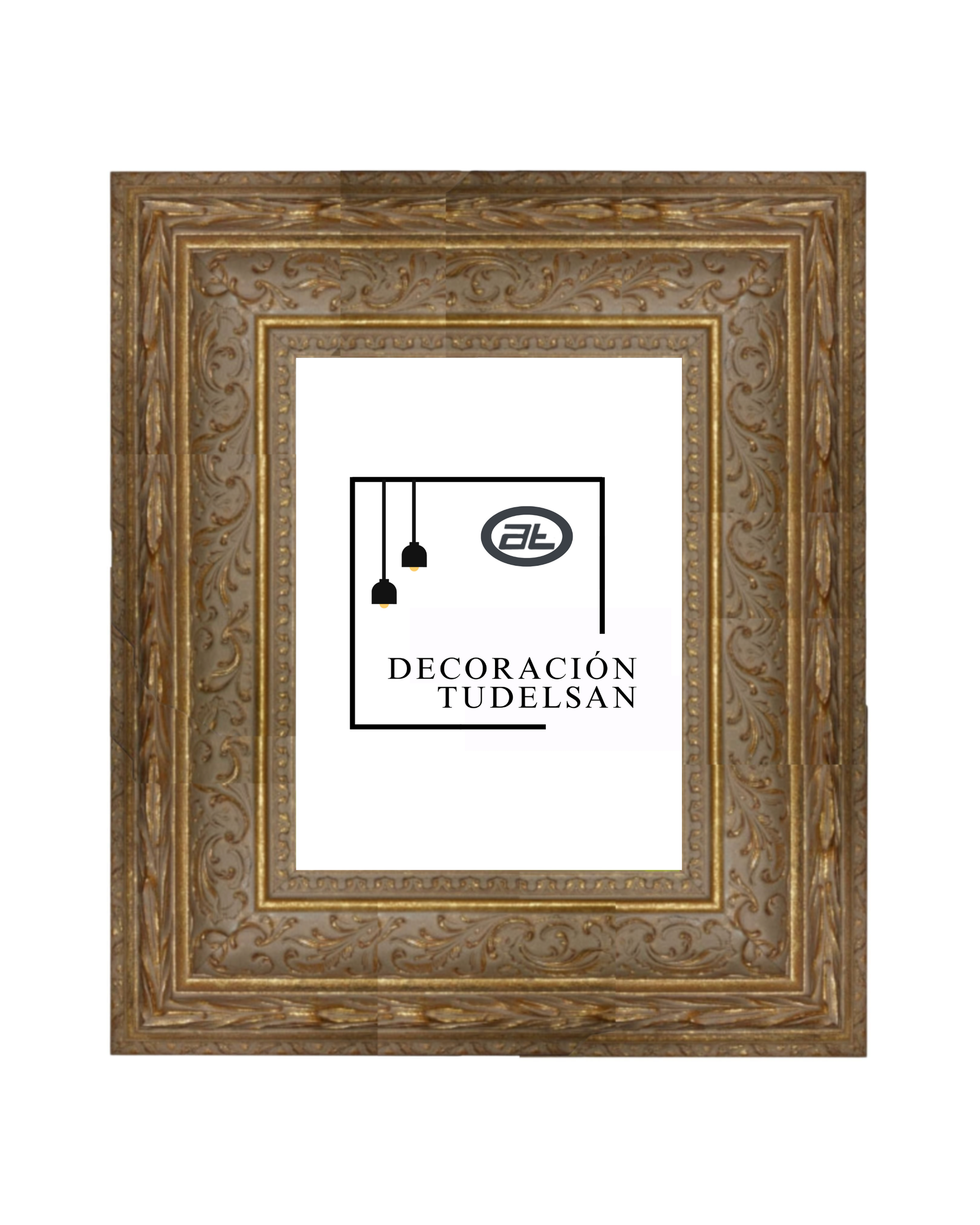 Marco Dorado con Diseño de Hojas 00215G1/0648 –