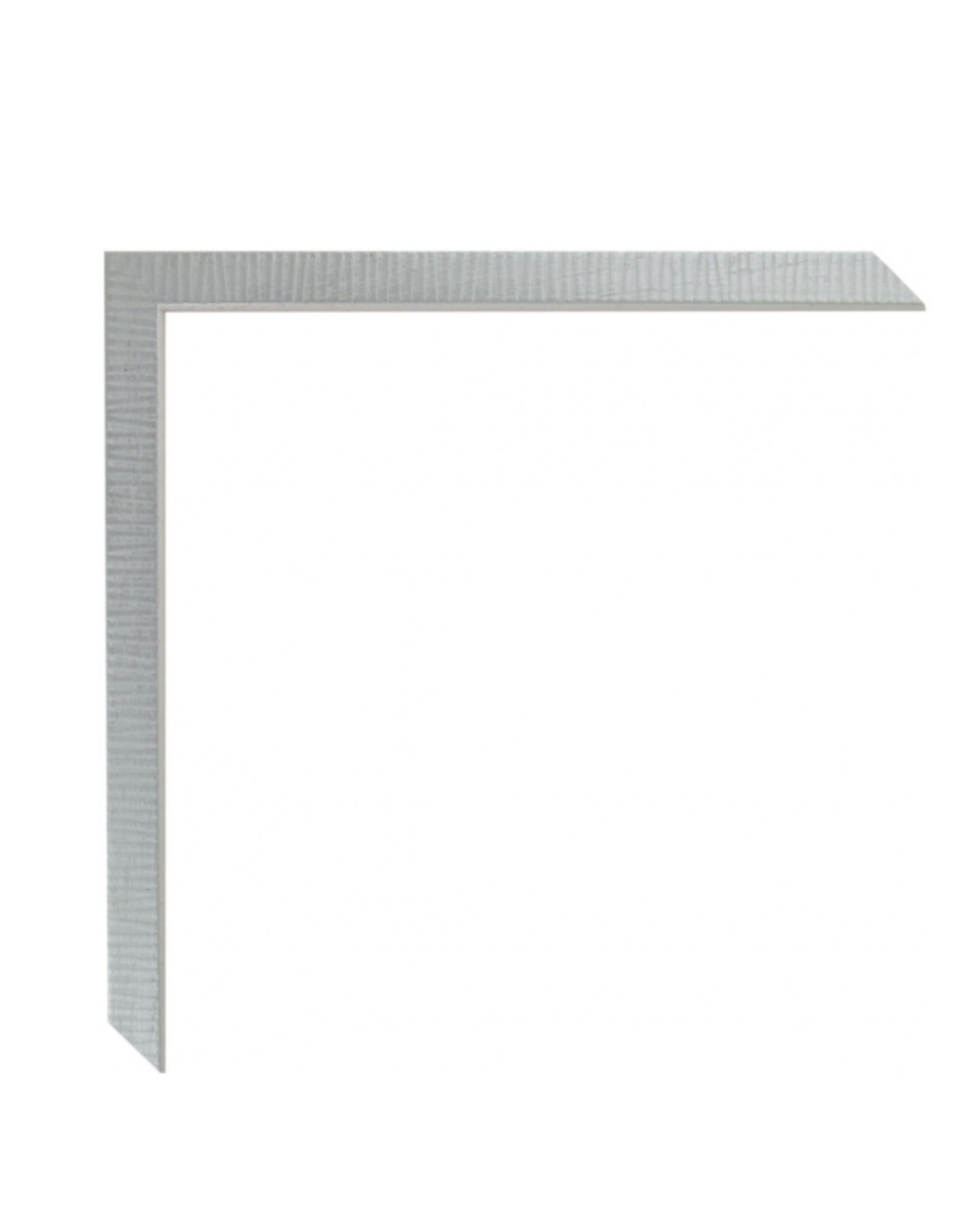 Marco Plata Mate sobre Blanco 00342A0/3325  –