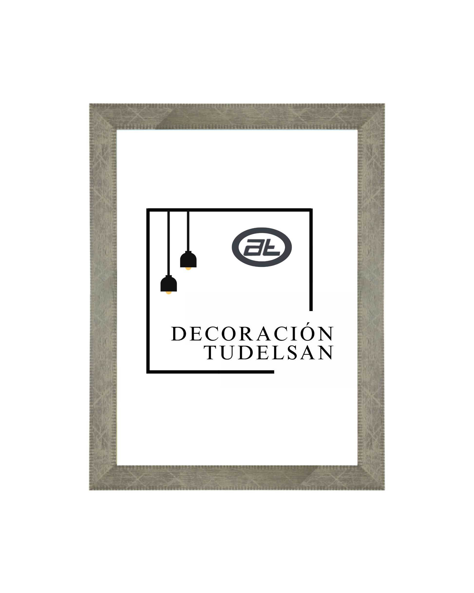 Marco Plata con Diseño de Rombos 00304M0/3383-