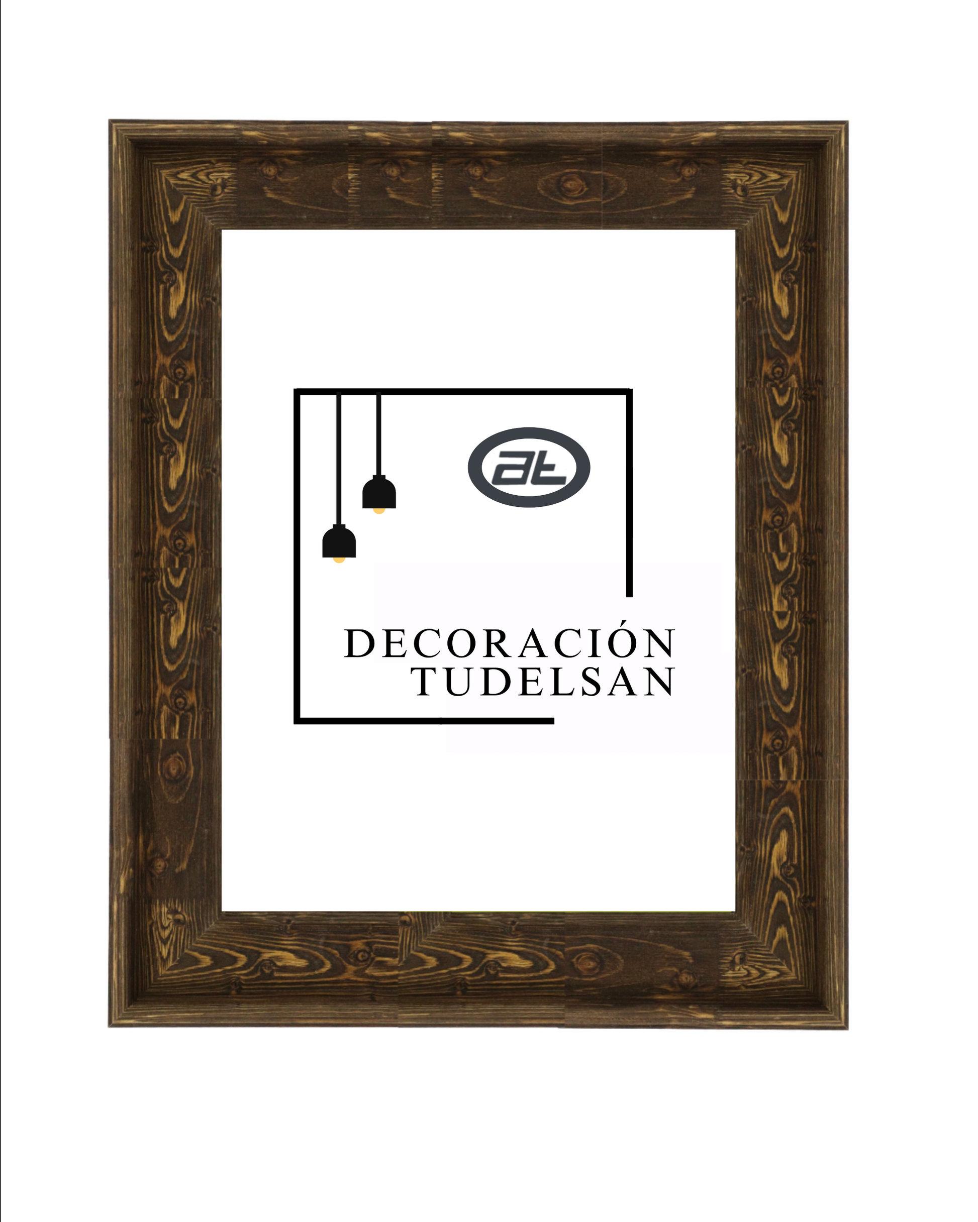 Marco de Madera Natural Modelo Nogal 001074 Nogal