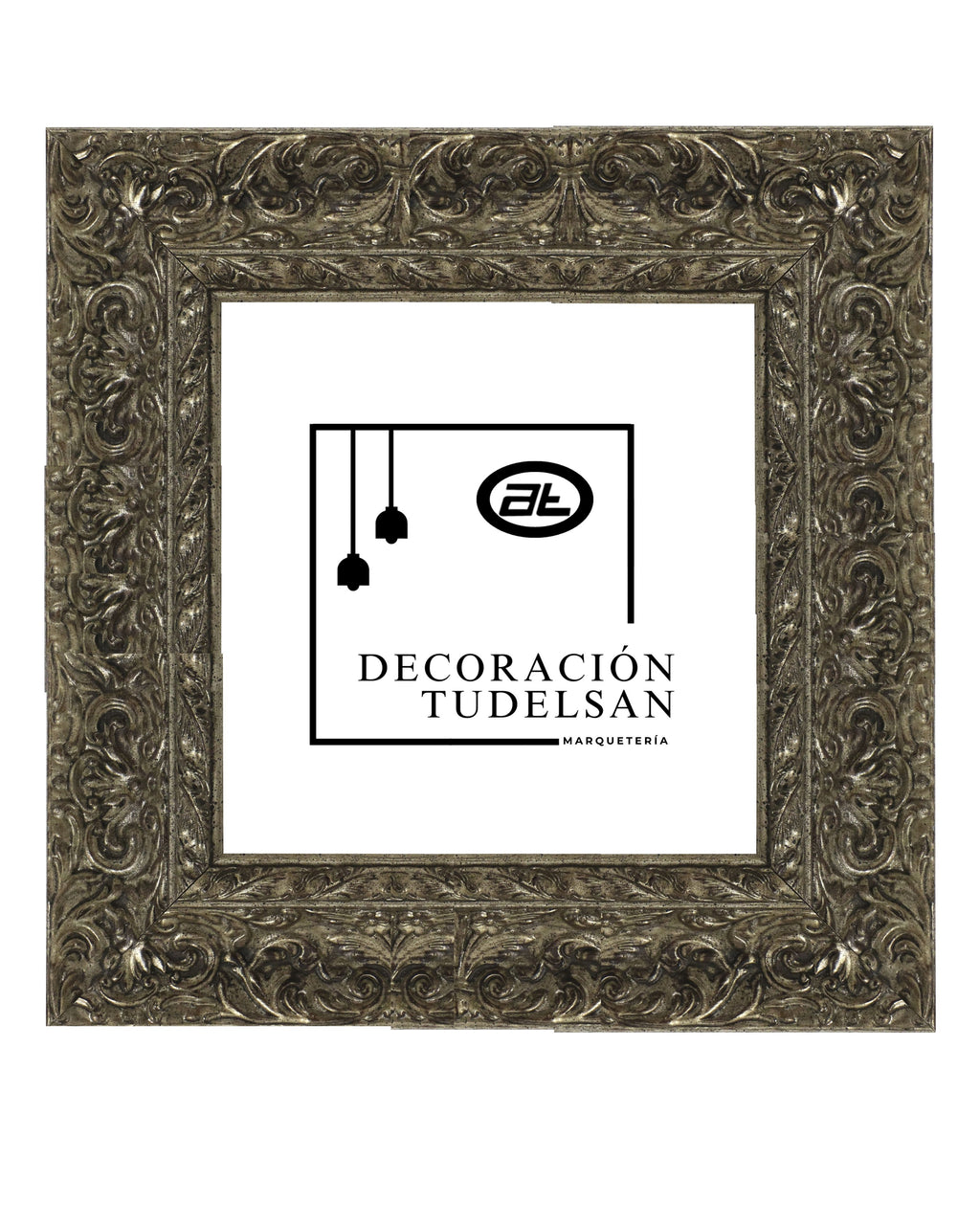 Moldura en Madera Acabado Plata. Modelo 5141 PLATA – Sofisticación Ornamental y Estilo Clásico