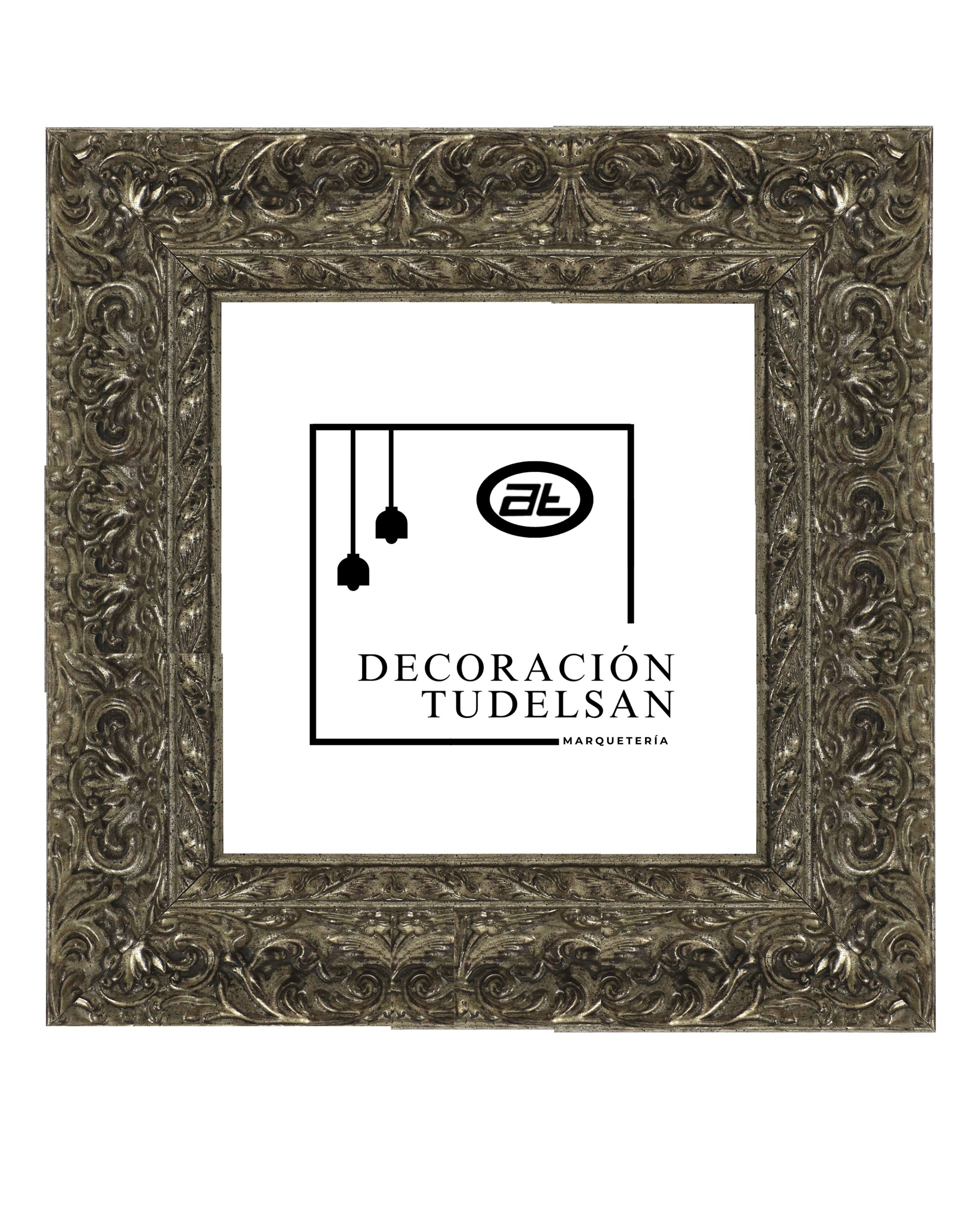 Moldura en Madera Acabado Plata. Modelo 5141 PLATA – Sofisticación Ornamental y Estilo Clásico