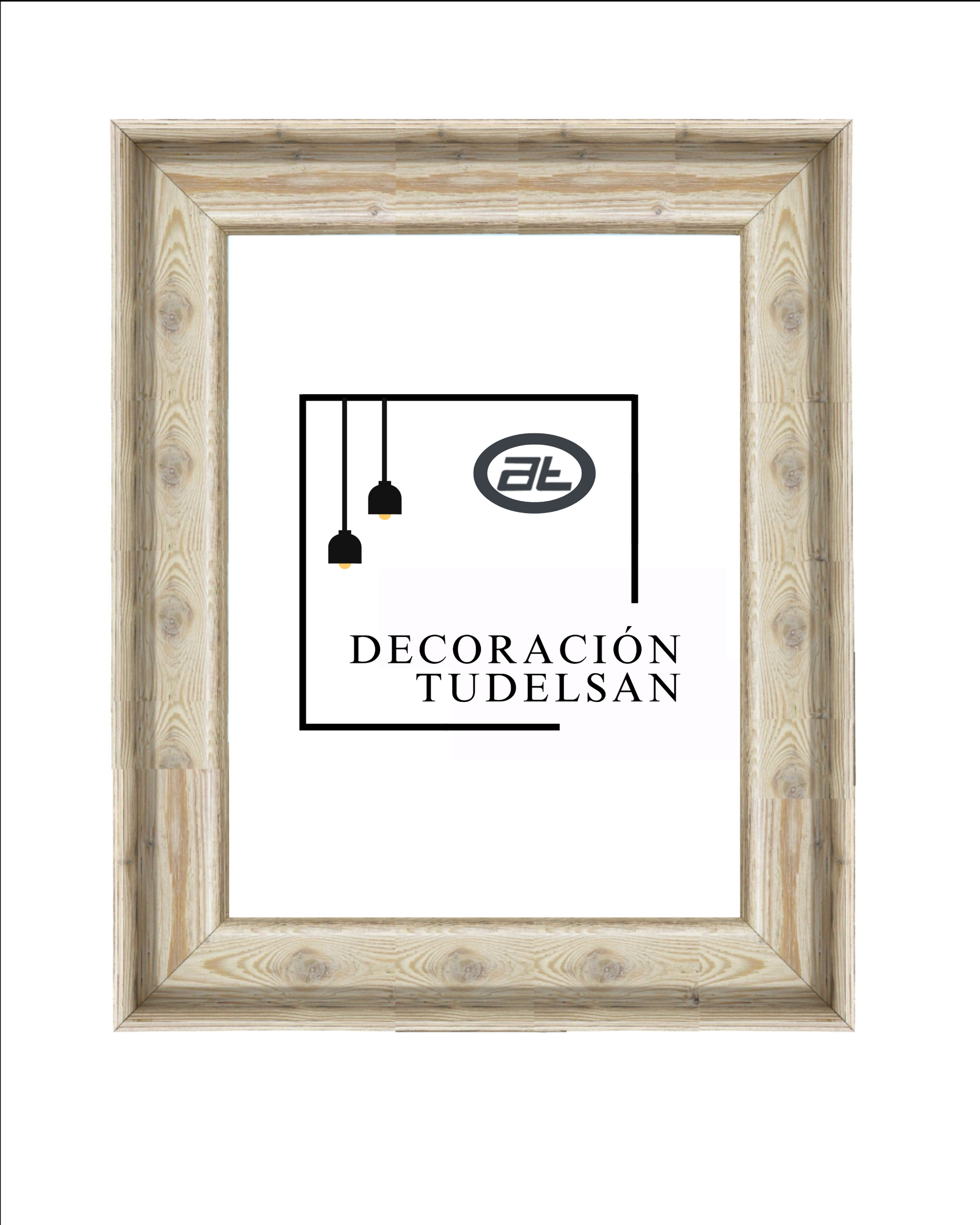 Marco de Madera Blanca 001074 –