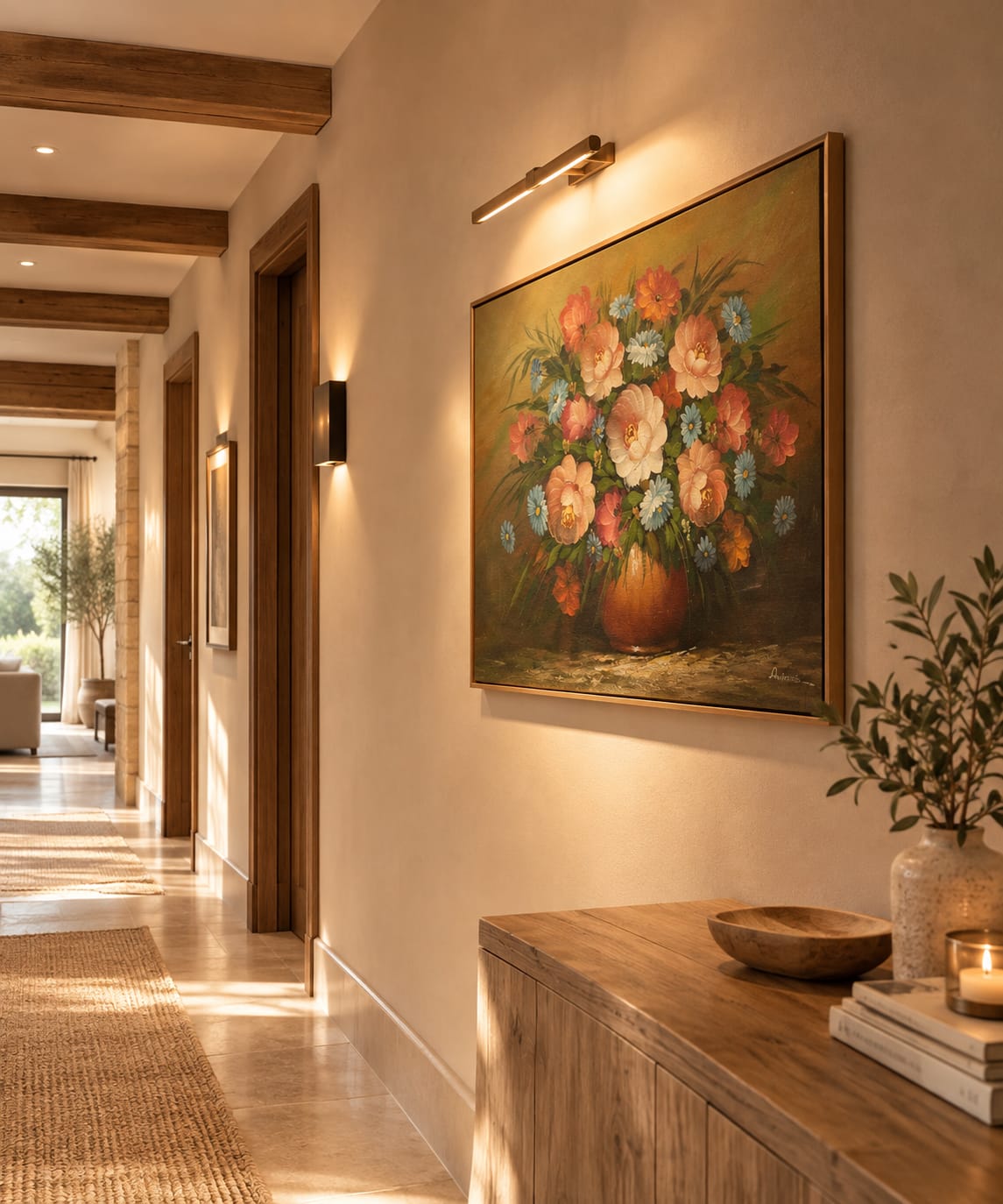 Óleo sobre lienzo Frescura Floral