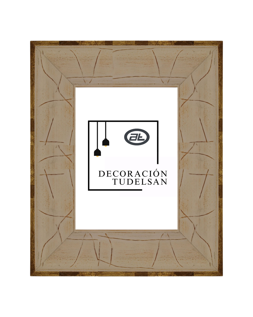 Marco Pomele con Oro Envejecido 00623G1/2482 – Textura