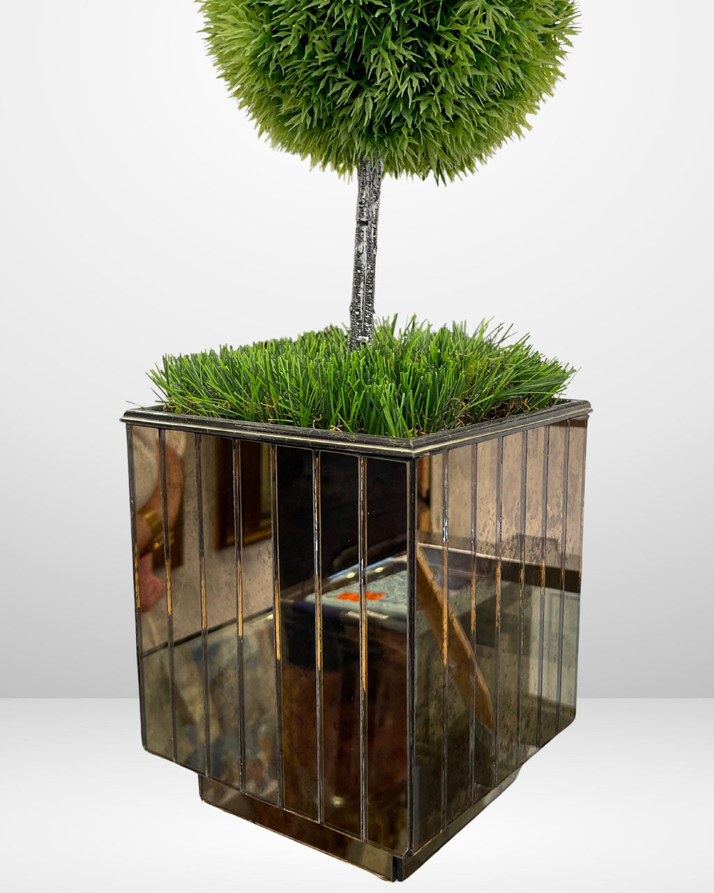 Jarrón hecho a mano -Acabado de Espejo – Arte Natural con Brillo Contemporáneo