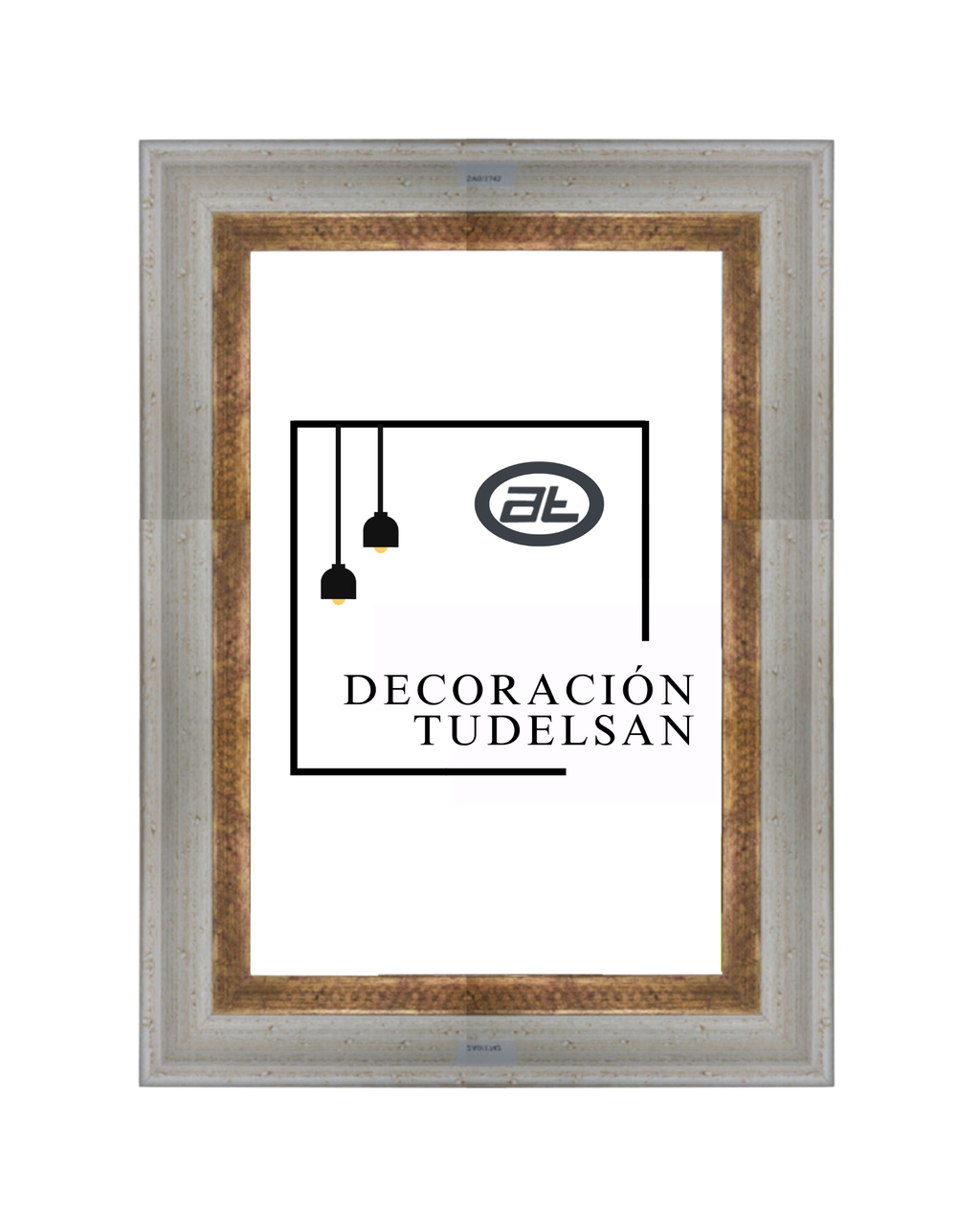 Marco Blanco con Filo Dorado 00422A0/1742–