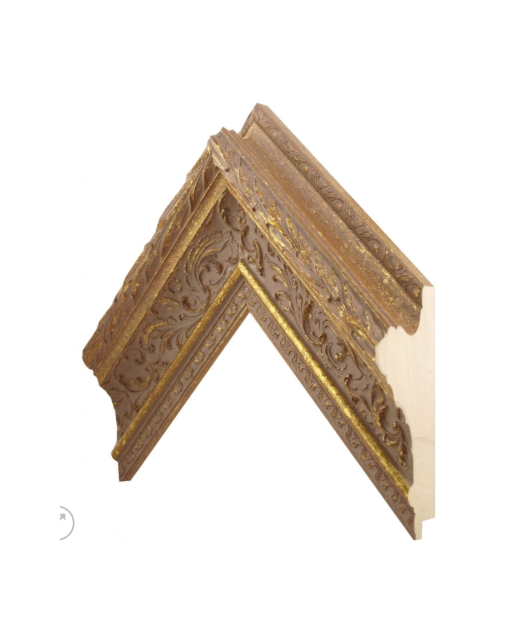 Marco Dorado con Diseño de Hojas 00215G1/0648 –