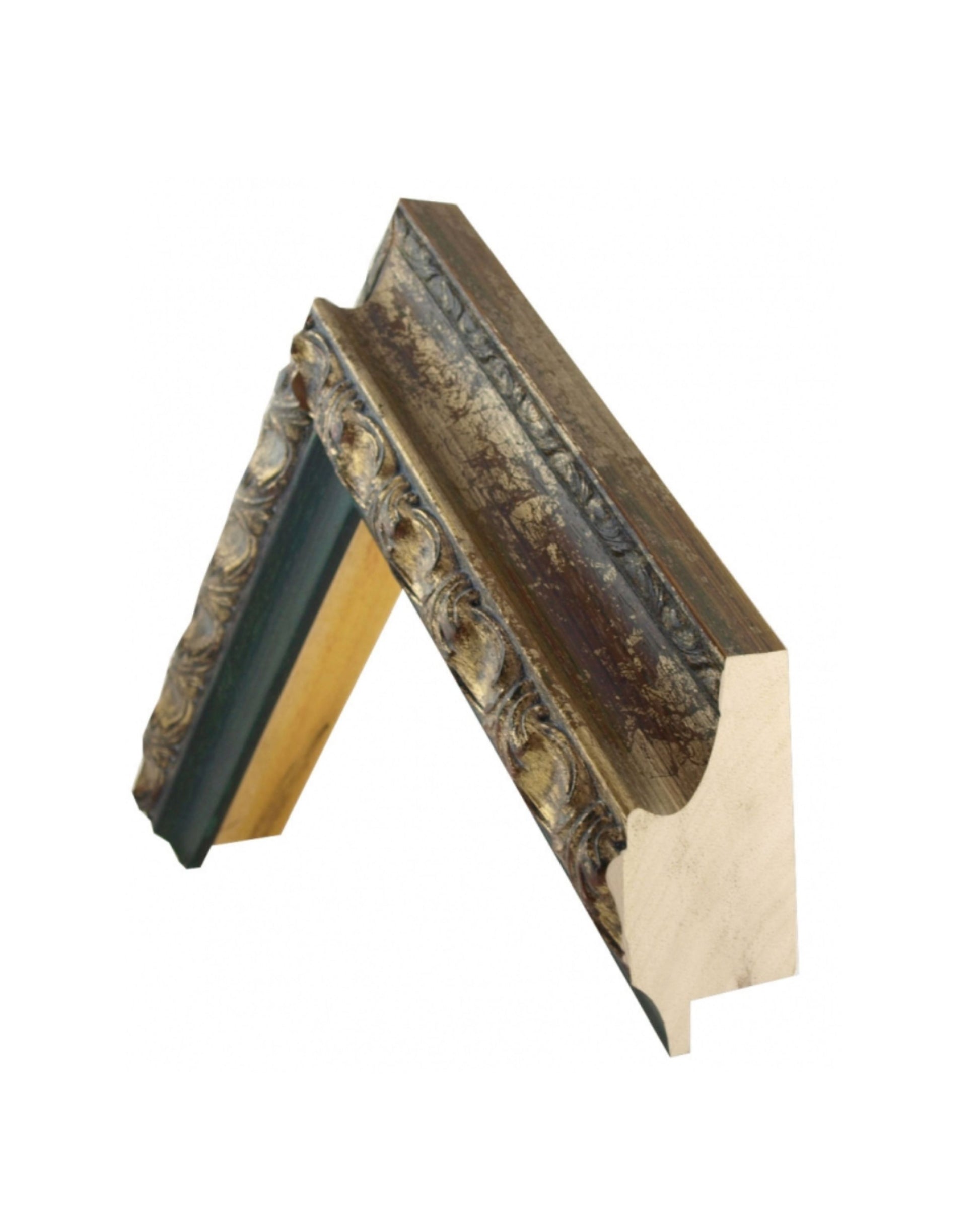 Marco Oro en Trozos con Filo Verde 00758G1/1432 –