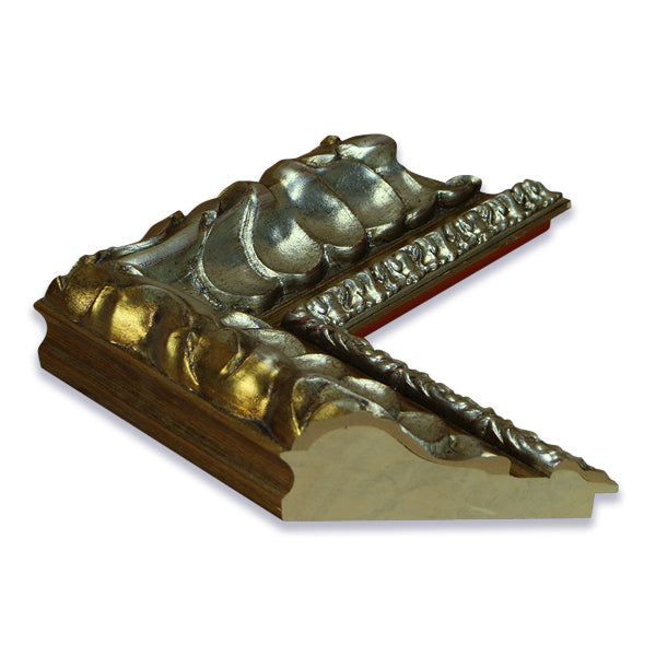 Moldura en Madera Acabado Plata. Modelo 658 PLATA – Majestuosidad Clásica y Detalle Escultural (AGOTADO)