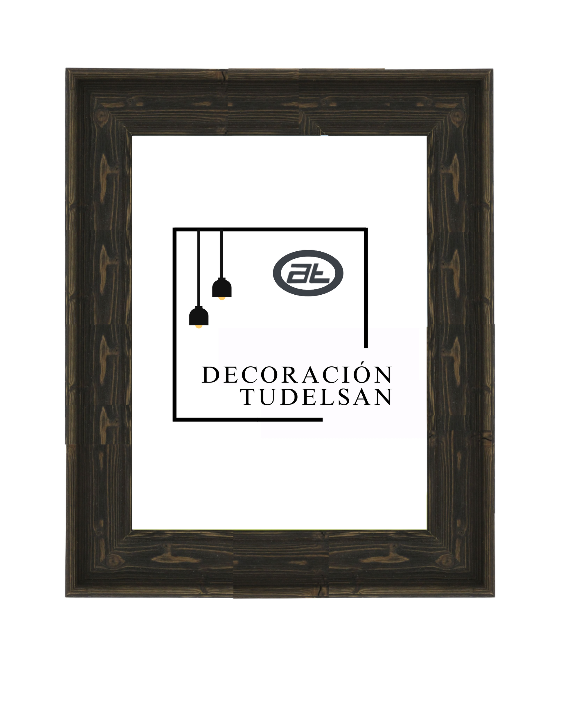 Marco de Madera Negra 001074 – Elegancia